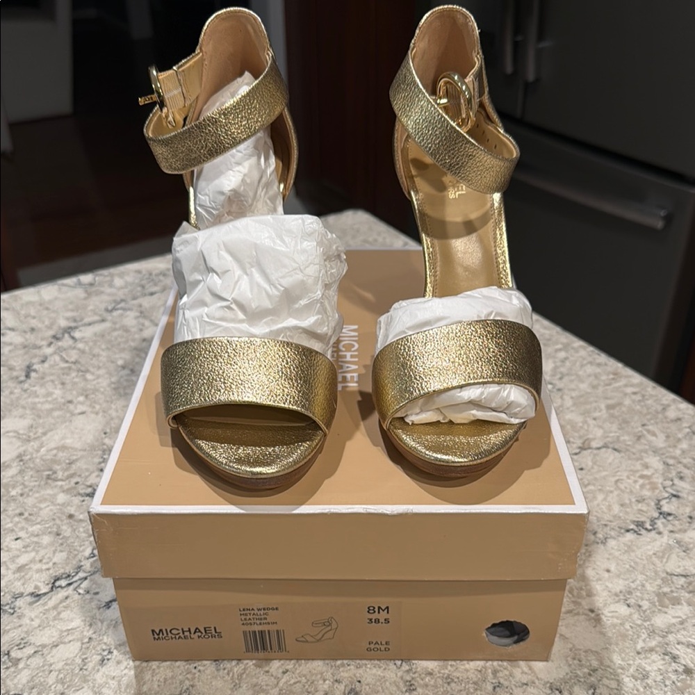 Michael Kors Gold Women's Sandals NIB